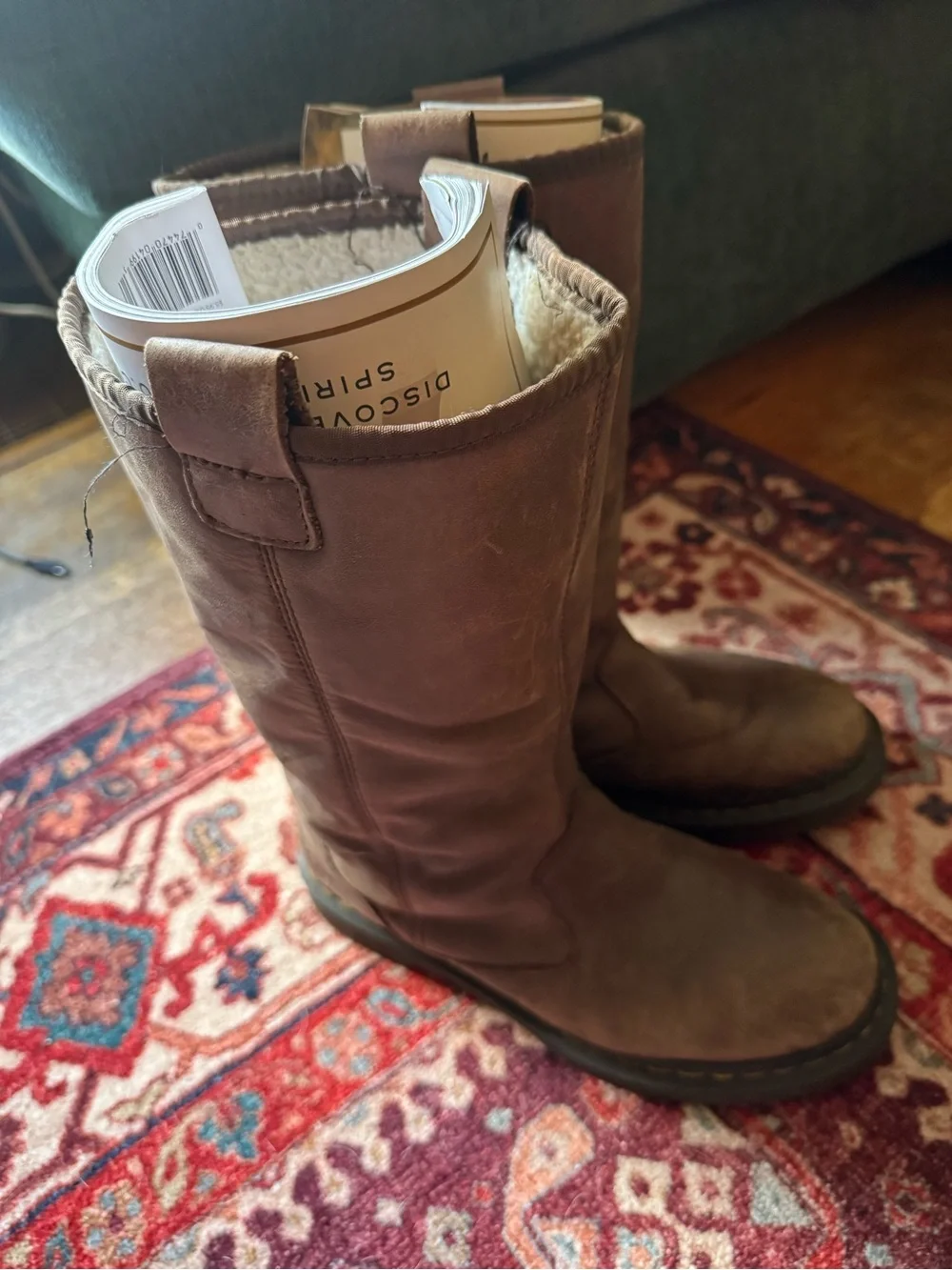 Dr. Martens brown leather